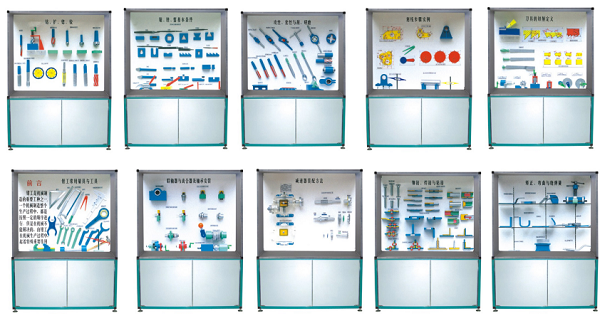 钳工工艺学陈列柜